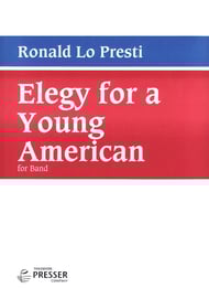 cover Elegy for a Young American Concert Band sheet music cover